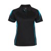 Black Aqua Ladies Bell Polo